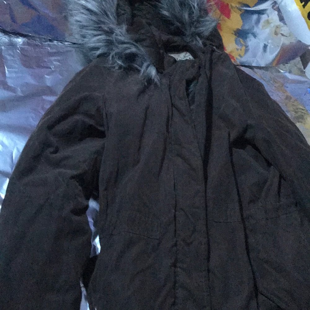 Green winter coat - Picture 2 of 3